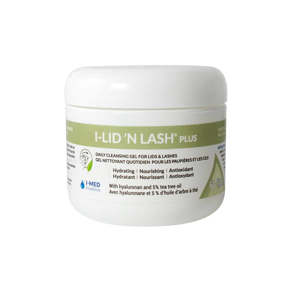 I-LID N LASH PLUS wipes with tea tree oil