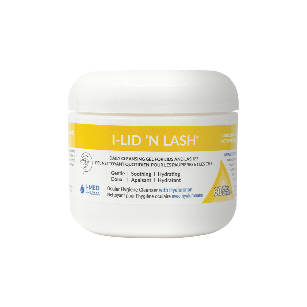 I-LID N LASH wipes for eyelid hygiene